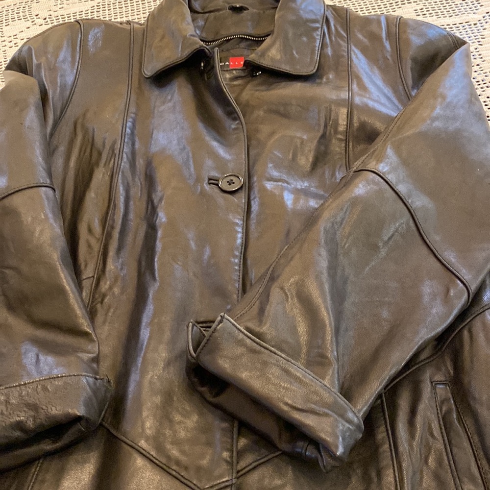 Vintage Gallery Soft Leather Jacket Sz L